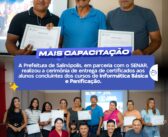 Mais capacitação!