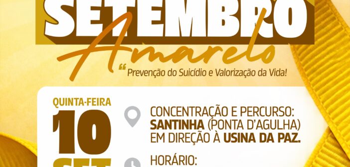 Caminhada Setembro Amarelo!