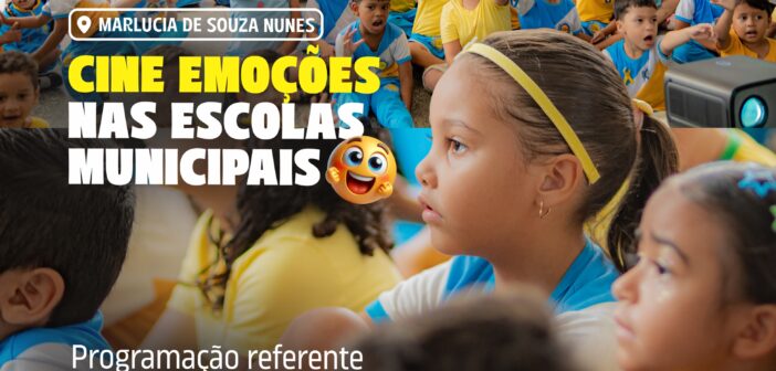 Cine emoções nas escolas municipais